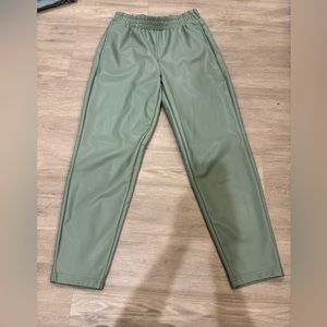 Fabletics Vegan Leather Joggers